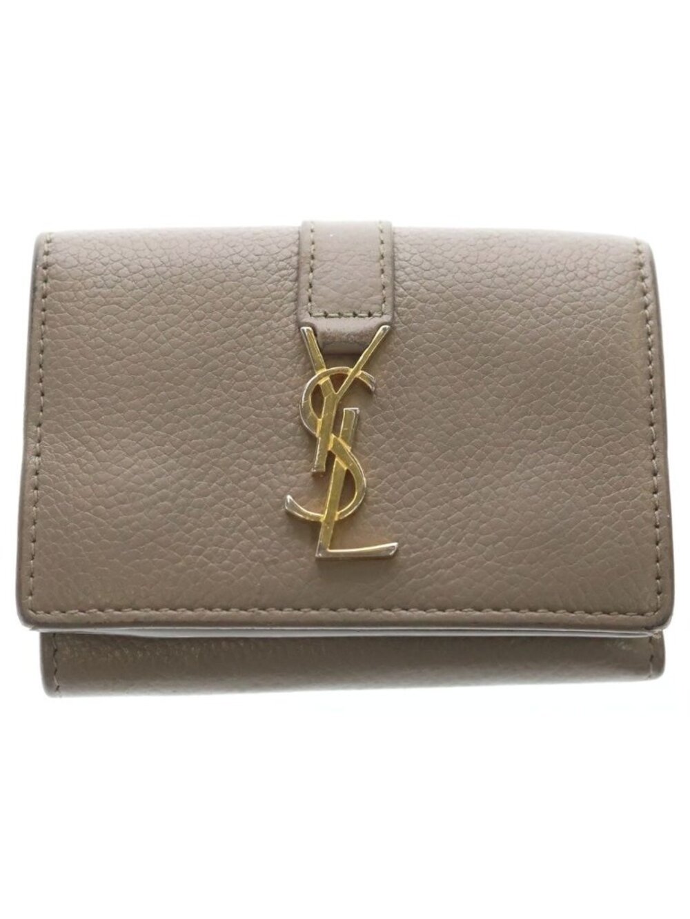 Saint Laurent Paris Wallet Origami Cassandra Tiny Beige - Picture 1 of 6